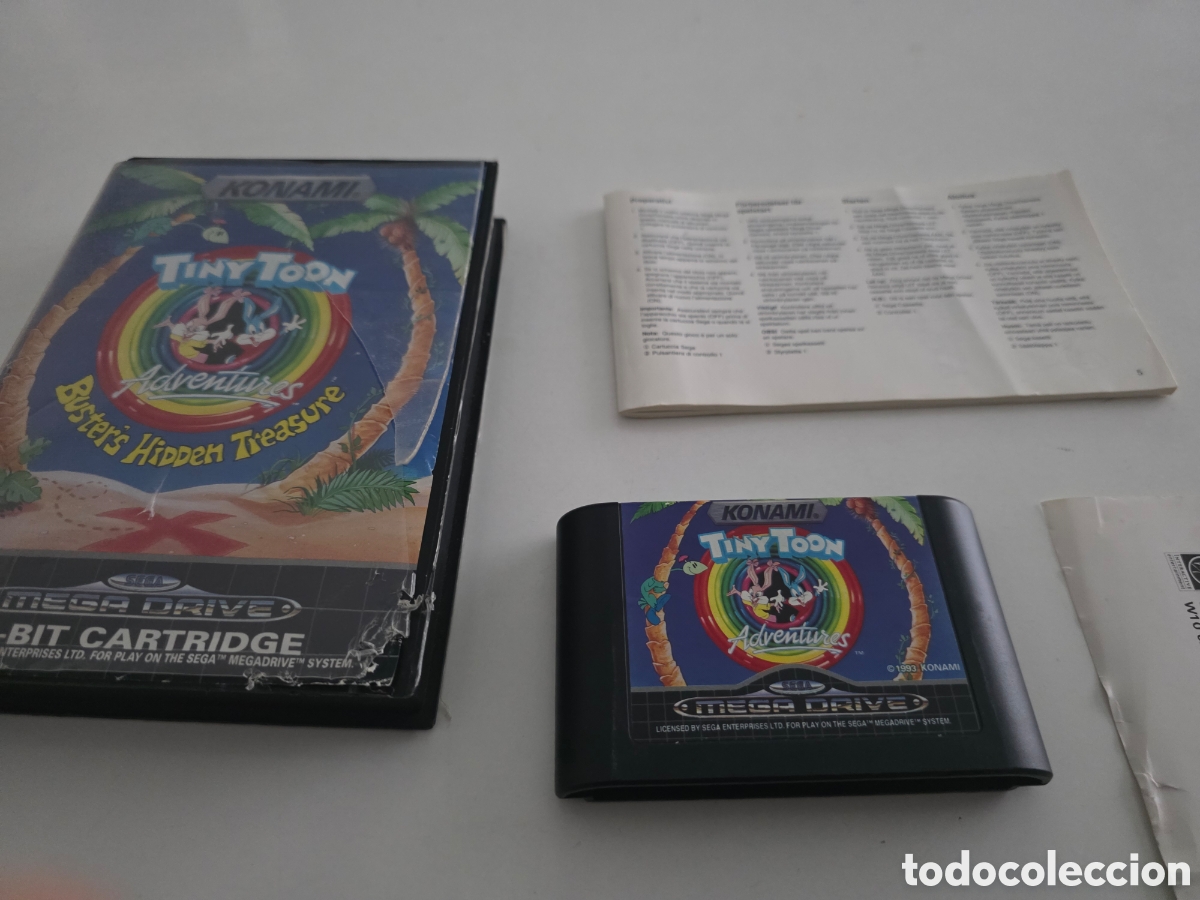 Videojuegos y consolas: tiny toon adventures busters hidden treasure mega drive - Foto 3