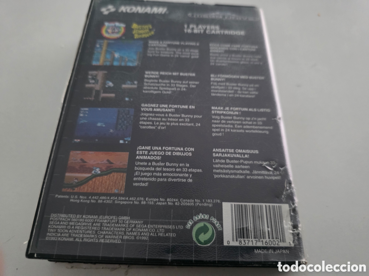 Videojuegos y consolas: tiny toon adventures busters hidden treasure mega drive - Foto 7