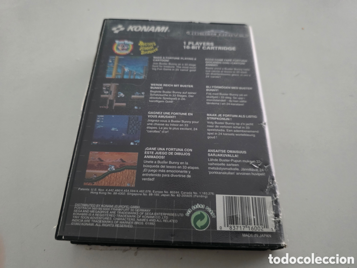 Videojuegos y consolas: tiny toon adventures busters hidden treasure mega drive - Foto 8