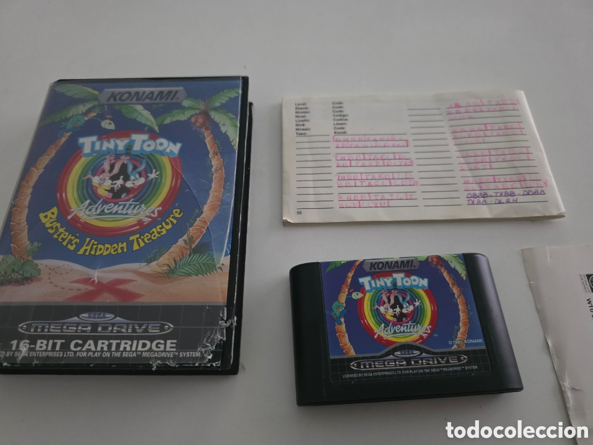 Videojuegos y consolas: tiny toon adventures busters hidden treasure mega drive - Foto 14