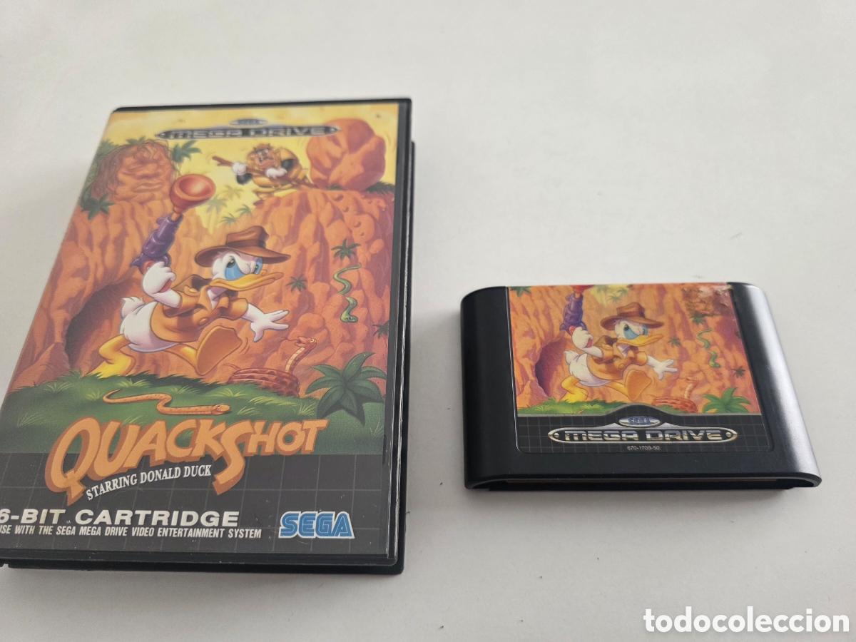 Videojuegos y consolas: quackshot starring donald duck sega mega drive con caja - Foto 3