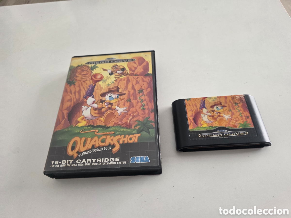 Videojuegos y consolas: quackshot starring donald duck sega mega drive con caja - Foto 6