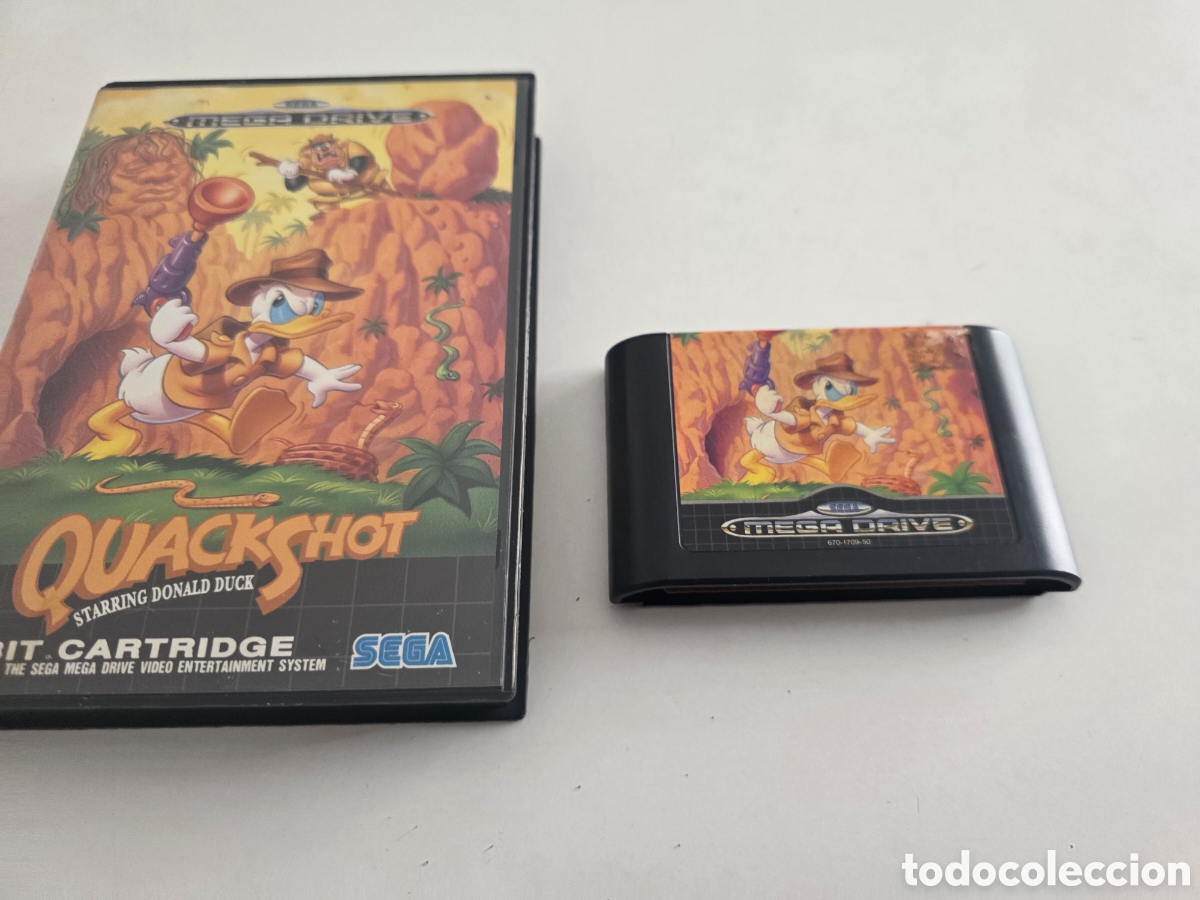 Videojuegos y consolas: quackshot starring donald duck sega mega drive con caja - Foto 8