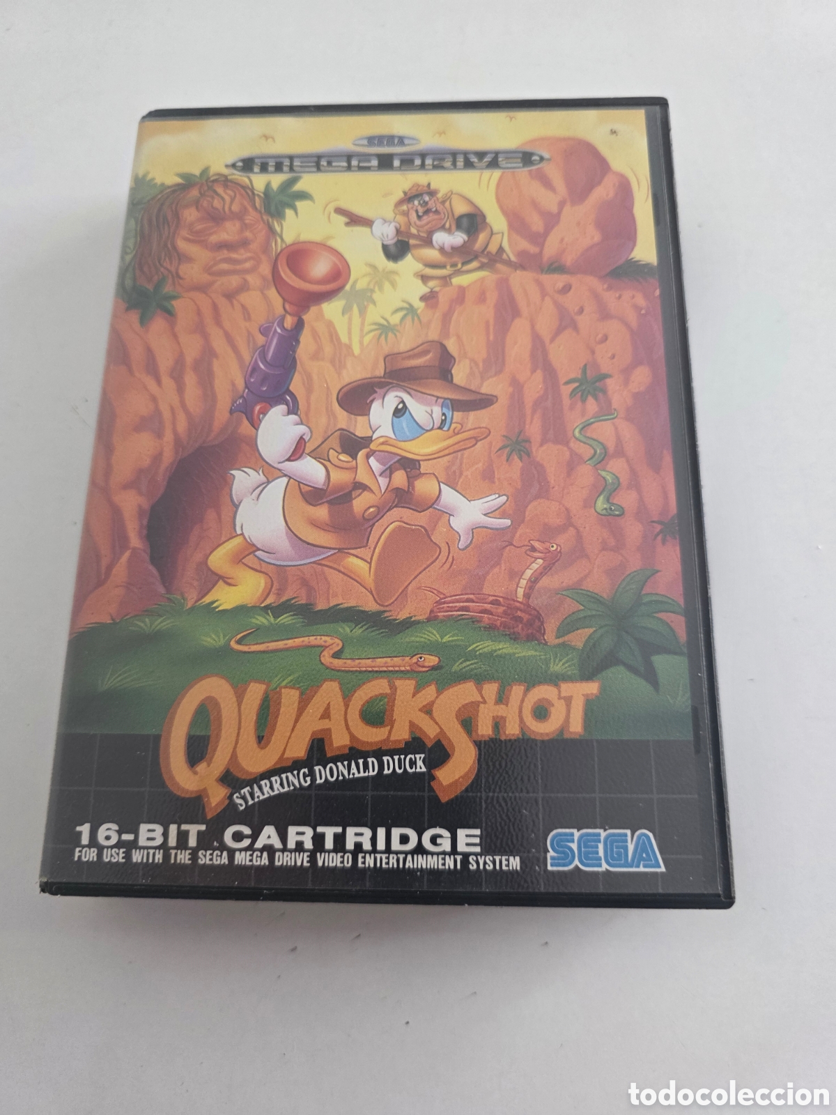 Videojuegos y consolas: quackshot starring donald duck sega mega drive con caja - Foto 9