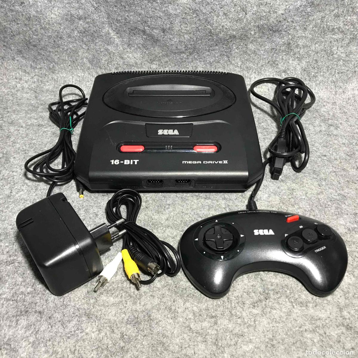 Videojuegos y consolas: CONSOLA SEGA MEGA DRIVE II+MANDO+AV+AC