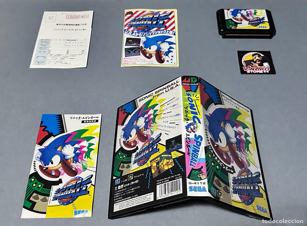 Videojuegos y consolas: Sonic Spinball Sega Megadrive/Genesis NTSC-J Reg.card