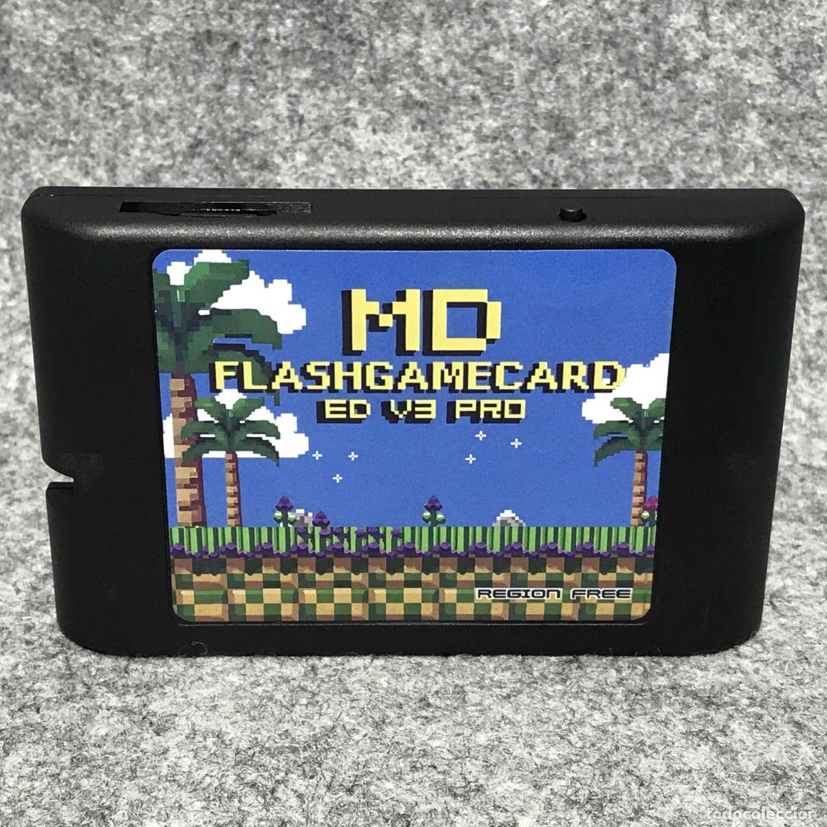 Videojuegos y consolas: EVERDRIVE MD FLASHGAMECARD SEGA MEGA DRIVE