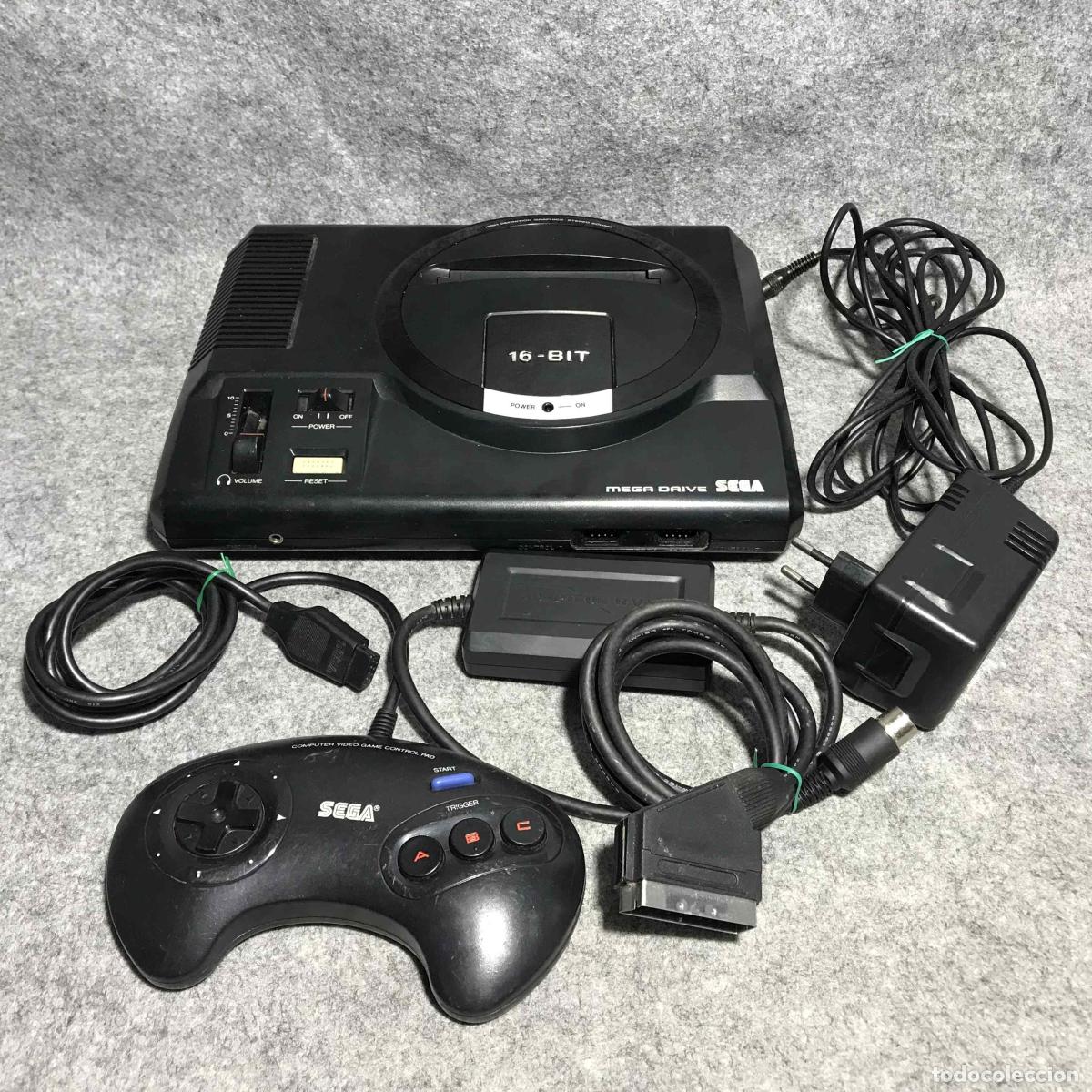 Videojuegos y consolas: CONSOLA SEGA MEGA DRIVE RGB+PAD+RVB+AC