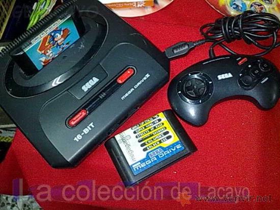 Videojuegos y consolas: CONSOLA MEGADRIVE II CON 7 JUEGOS - Foto 1
