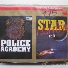 Videojuegos y Consolas: LOTE DE 2 JUEGOS VINTAGE - SMX - POLICE ACADEMY - STAR FIGHTER.