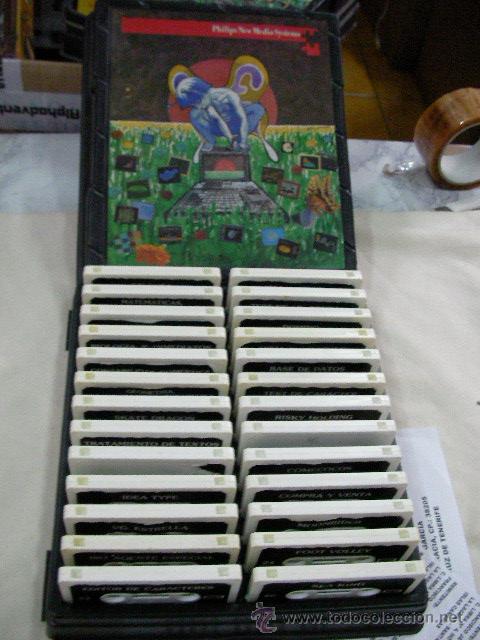 Videojuegos y consolas: LOTE DE +- 52 PROGRAMAS DIFERENTES EN SU ESTUCHE DE PHILIPS - Foto 1