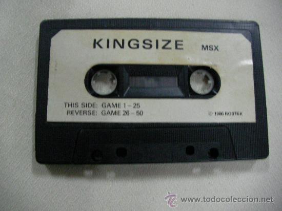 Videojuegos y consolas: JUEGO KINGSIZE PARA MSX - Foto 1
