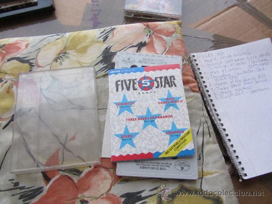 Videojuegos y consolas: FIVE STAR 5 GAMES, 2 CINTAS - Foto 1