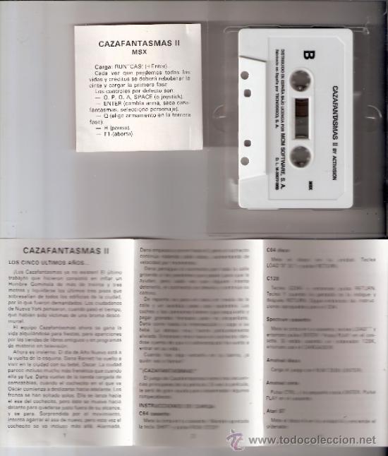 Videojuegos y consolas: Cazafantasmas II. MSX. MSC 716.MCM.Activisi&oacute;n.Completo. - Foto 2