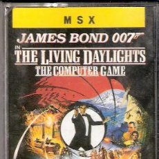 Videojuegos y Consolas: JAMES BOND 007.THE LIVING DAYLIGHTS.THE COMPUTER GAME. ALTA TENSIÓN.MSX.ERBE SOFTWARE.1987.. Lote 34494142