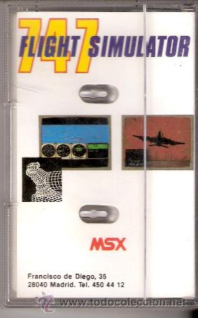 Videojuegos y consolas: 747 Flight Simulator. MSX. System 4. 1988. Incluye instrucciones. - Foto 5