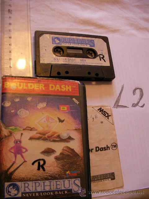 Videojuegos y consolas: ANTIGUO JUEGO MSX BOULDER DASH - Foto 1