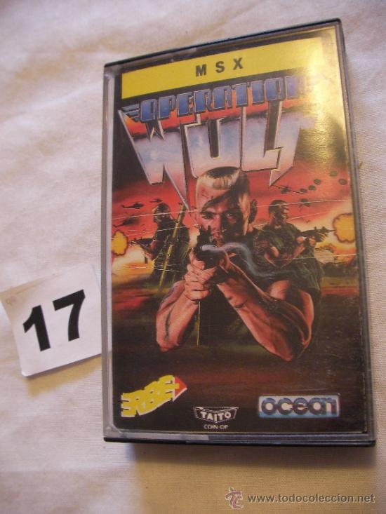 Videojuegos y consolas: ANTIGUO JUEGO MSX OPERATION WOLF - ENVIO GRATIS A ESPA&Ntilde;A - Foto 1