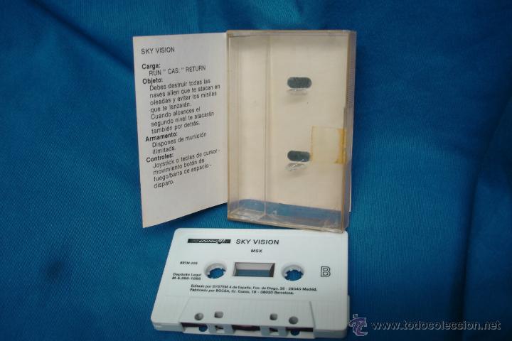 Videojuegos y consolas: - SKY VISION - SYSTEM 4 1988 - RARO DIFICIL - MSX - Foto 2