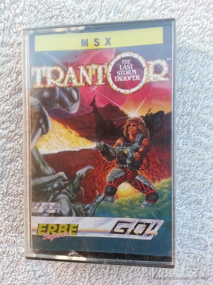 Videojuegos y consolas: TRANTOR - CINTA CASETE MSX JUEGO - PRECINTADA - Foto 1