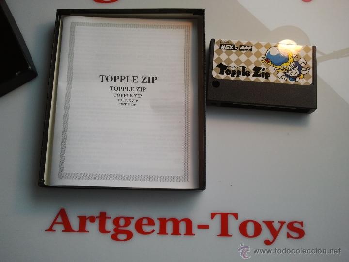 Videojuegos y consolas: cartucho msx msx2 topple zip rareza - Foto 5