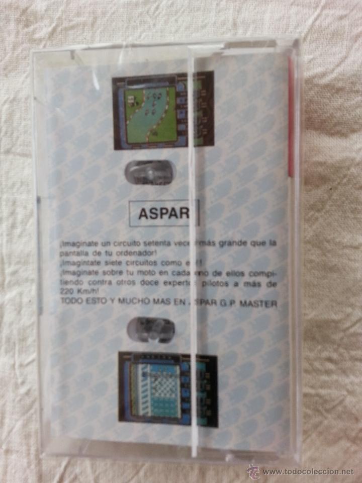 Videojuegos y consolas: ASPAR GP MASTER - CINTA CASETE JUEGO MSX - PRECINTADA - Foto 2