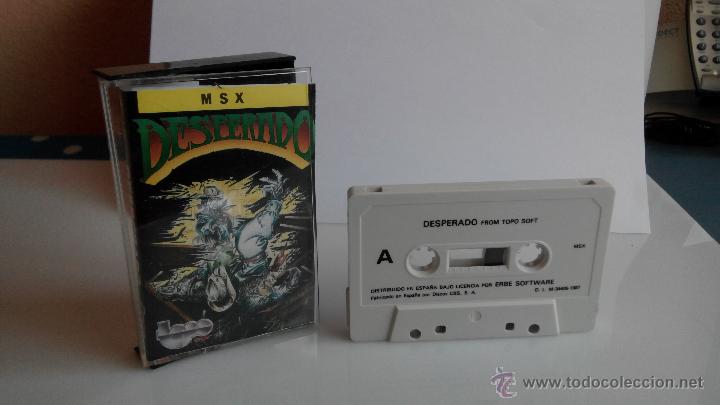 Videojuegos y consolas: juego para msx  desperado de topo - Foto 1