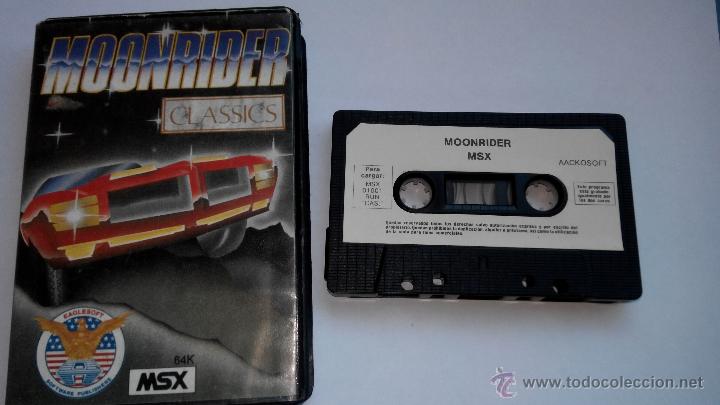 Videojuegos y consolas: juego para msx moonrider - Foto 1