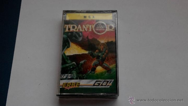 Videojuegos y consolas: juego para msx trantor - Foto 1