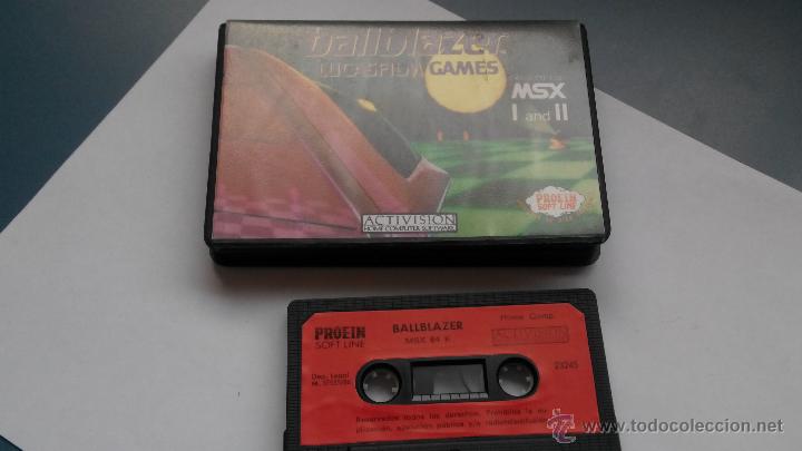 Videojuegos y consolas: juego para msx ballblazer en estuche - Foto 1