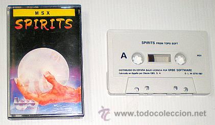 Videojuegos y consolas: Spirits [Topo Soft] 1987 - Erbe Software [MSX] - Foto 3