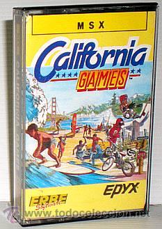 Videojuegos y consolas: California Games [Epyx] 1987 US Gold / Erbe Software [MSX] - Foto 1