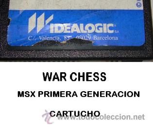Videojuegos y consolas: War Chess [Idealogic] 1986 [MSX] Barcelona - Foto 1