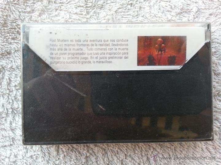 Videojuegos y consolas: POST MORTEM - CINTA CASETE JUEGO MSX - PRECINTADA - Foto 2