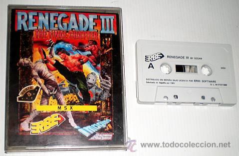 Videojuegos y consolas: Renegade III The Final Chapter [Ocean Software] 1989 Imagine - Erbe Software [MSX] Bob Wakelin - Foto 2