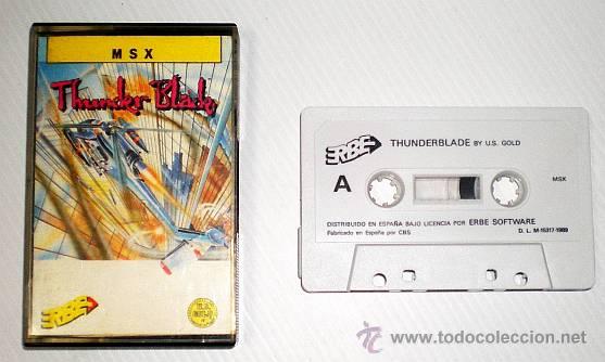 Videojuegos y consolas: Thunder Blade [US Gold] SEGA [1988] [Erbe Software] [MSX] - Foto 2