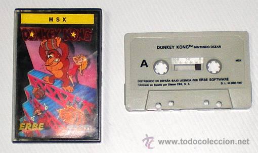 Videojuegos y consolas: Donkey Kong (tm) Nintendo-Ocean 1986 - Erbe Software [MSX] - Foto 2