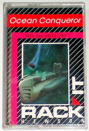 Videojuegos y consolas: Ocean Conqueror [Rack-It] 1987 HEWSON [MSX - MSX 2] - Foto 1