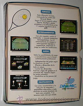 Videojuegos y consolas: Simulador Profesional de Tenis [Dinamic Software] 1990 [MSX MSX2] - Foto 2