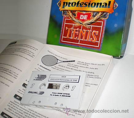 Videojuegos y consolas: Simulador Profesional de Tenis [Dinamic Software] 1990 [MSX MSX2] - Foto 5