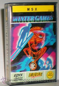Videojuegos y consolas: Winter Games [Epyx] [1986] US Gold - Erbe Software [MSX] - Foto 1