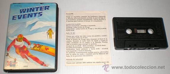 Videojuegos y consolas: Winter Events [Anco] 1987 ZCobra - Zafiro Software [MSX] - Foto 2