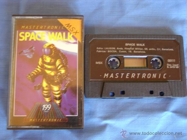 Videojuegos y consolas: JUEGO MSX CASETE SPACE WALK 199 - Foto 1