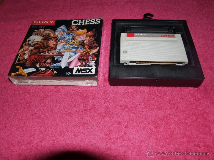 Videojuegos y consolas: GAME FOR MSX HIT-BIT CHESS BOX IN GREAT CONDITION - Foto 1