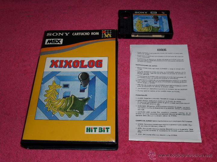 Videojuegos y consolas: INDESCOMP MSX CARTRIDGE XIXOLOG SPANISH VERSION RARE COMPLETE GREAT CONDITION - Foto 1