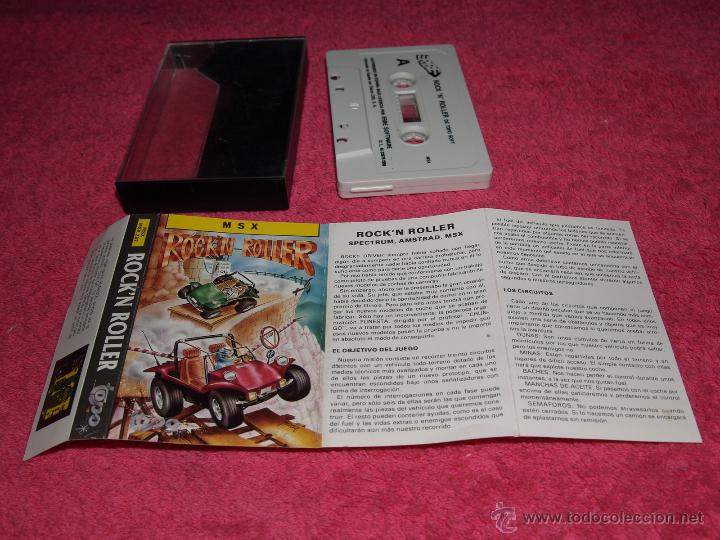 Videojuegos y consolas: GAME FOR MSX BY TOPO SOFT ROCK&acute;N ROLLER SPANISH VERSION 1988 - Foto 1