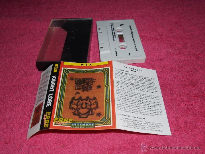 Videojuegos y consolas: GAME FOR MSX ULTIMATE PLAY THE GAME KNIGHT LORE SPANISH VERSION ERBE 1986 - Foto 1