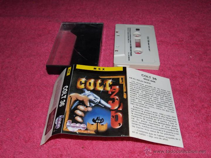 Videojuegos y consolas: GAME FOR MSX COLT 36 BY TOPO SOFT SPANISH VERSION ERBE 1987 - Foto 1