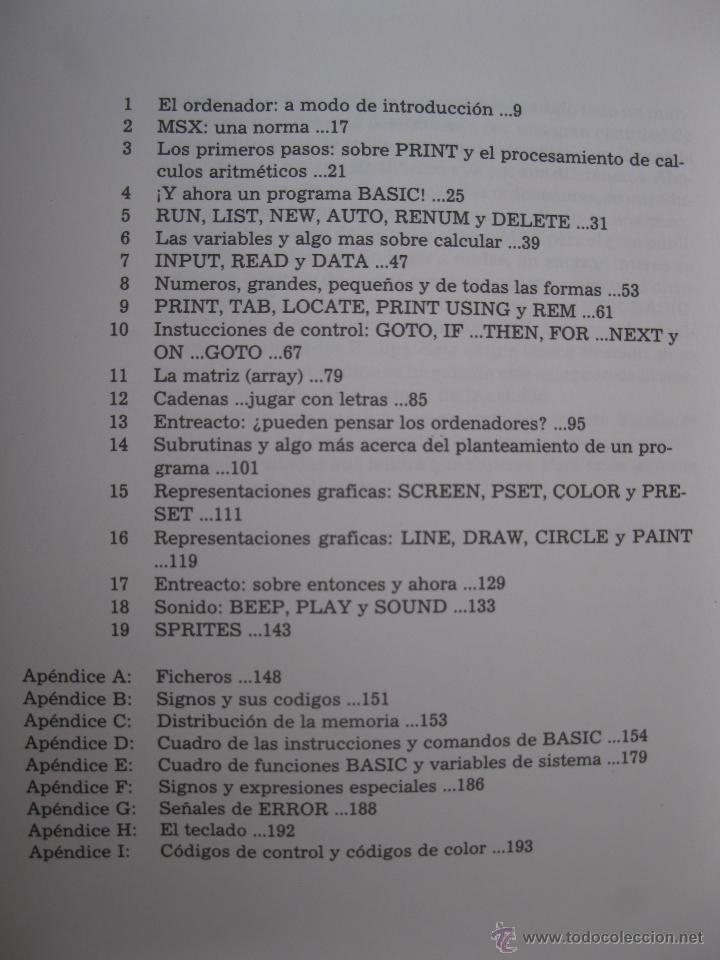 Videojuegos y consolas: LIBRO - MSX BASIC - ALBERT SICKLER - PHILIPS. - Foto 2