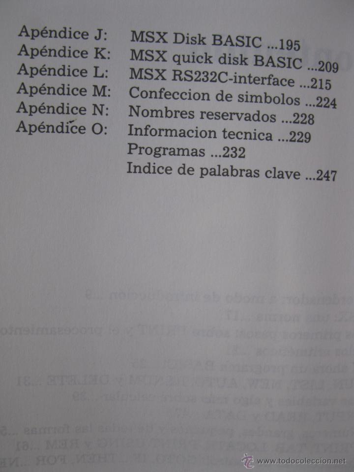 Videojuegos y consolas: LIBRO - MSX BASIC - ALBERT SICKLER - PHILIPS. - Foto 3